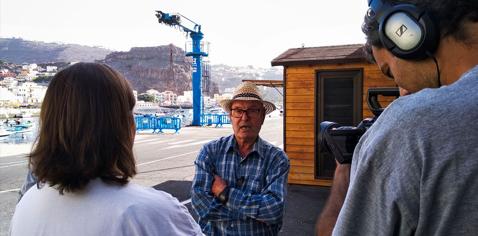 Estuvimos en Playa Santiago (La Gomera) para un reportaje de la pesca antigua